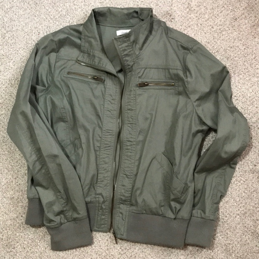 Women’s army green bomber jacket